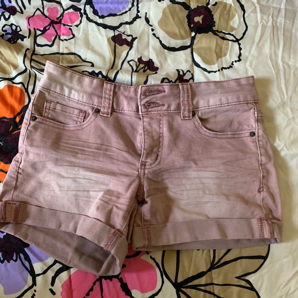 Mid rise shorts